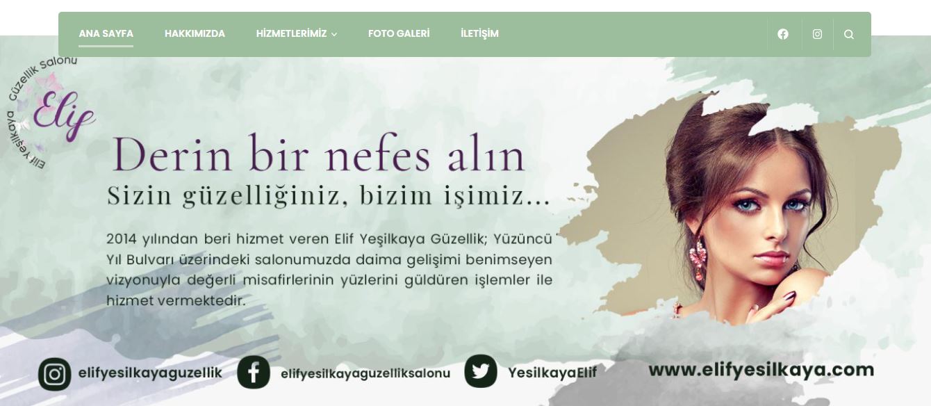 Elif Yeşilkaya Web Sitesi